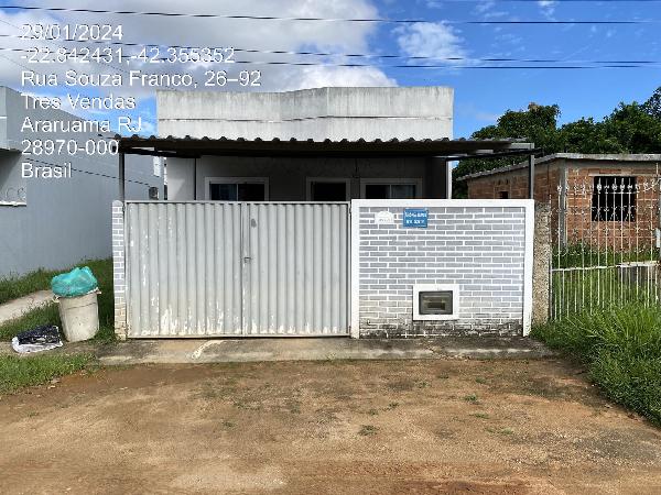 Casa de 50m² em Araruama