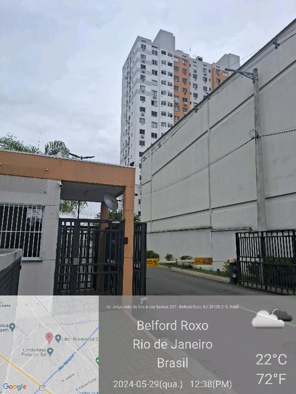 Apartamento de 46m² em Belford Roxo