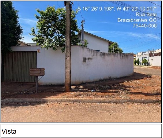Casa de 54m² em Brazabrantes (Goiás)