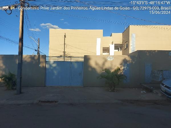 Apartamento de 57m² em Águas Lindas de Goiás