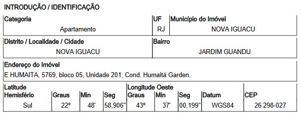 Apartamento de 47m² em Nova Iguaçu (Rio de Janeiro)