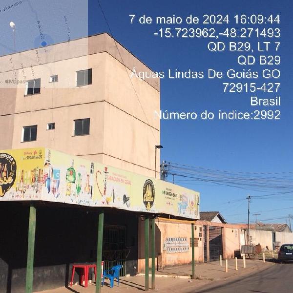 Apartamento de 42m² em Águas Lindas de Goiás