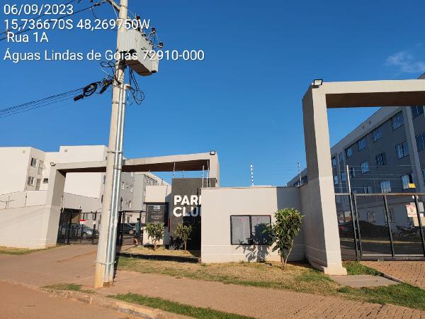 Apartamento de 40m² em Águas Lindas de Goiás