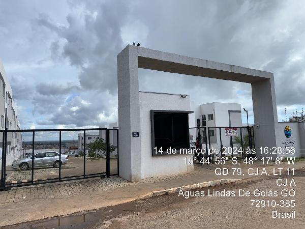 Apartamento de 40m² em Águas Lindas de Goiás