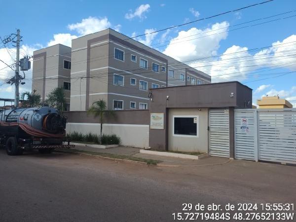 Apartamento de 46m² em Águas Lindas de Goiás